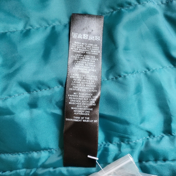 ASOS Hooded Fleece Lined Long Sleeve Size 10 Raincoat - Picture 12 of 15